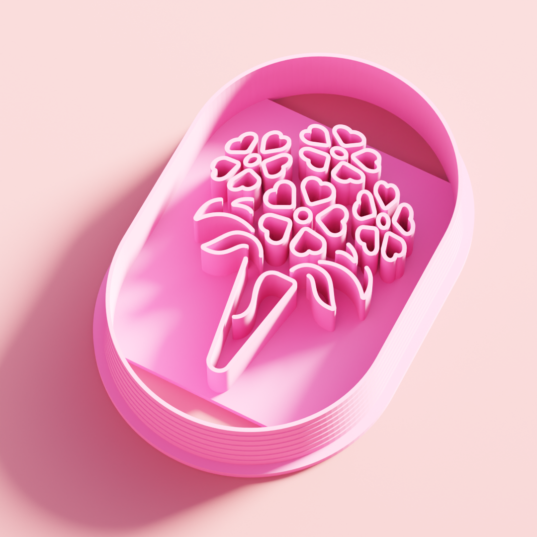 Wrapped Bouquet Pill Cutter