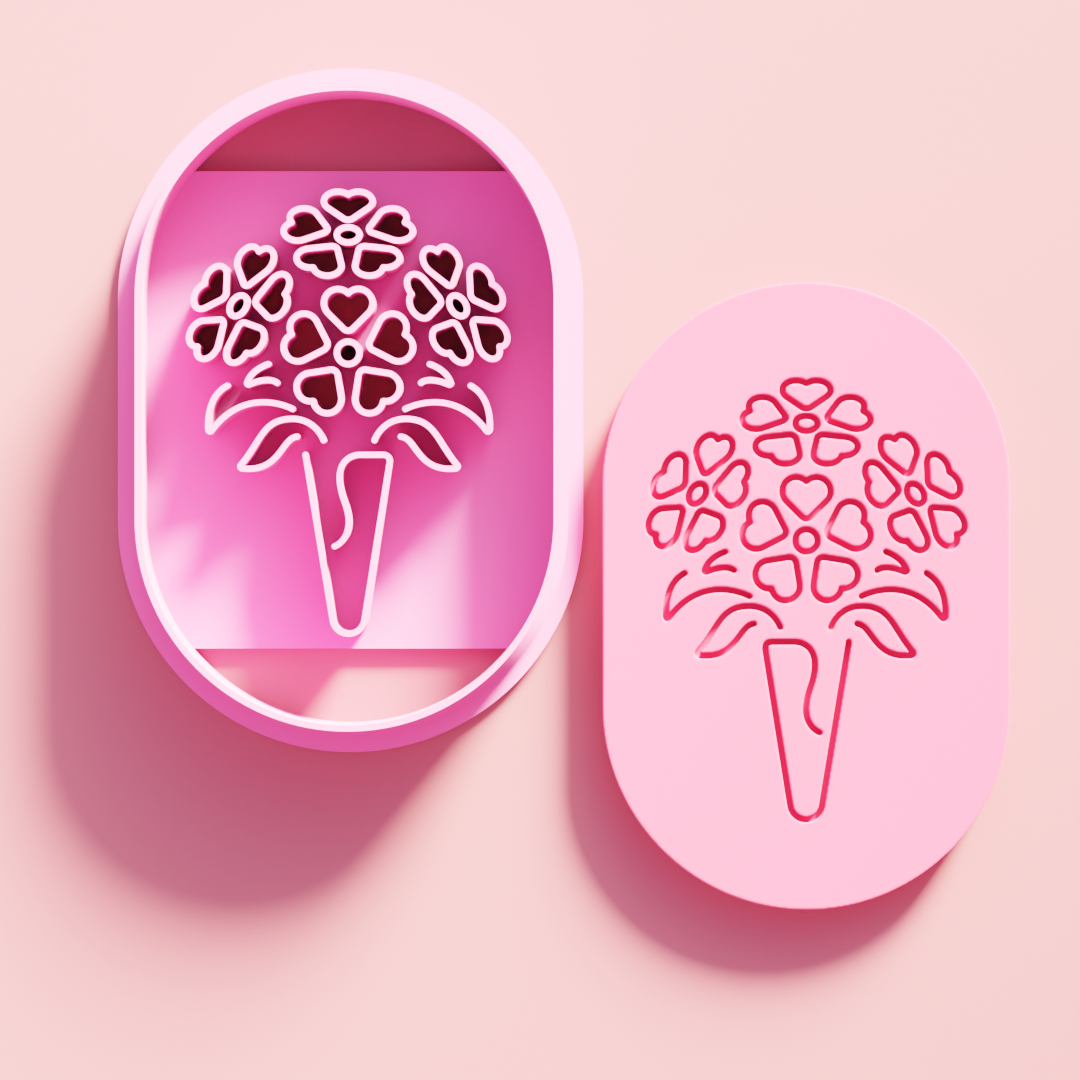 Wrapped Bouquet Pill Cutter