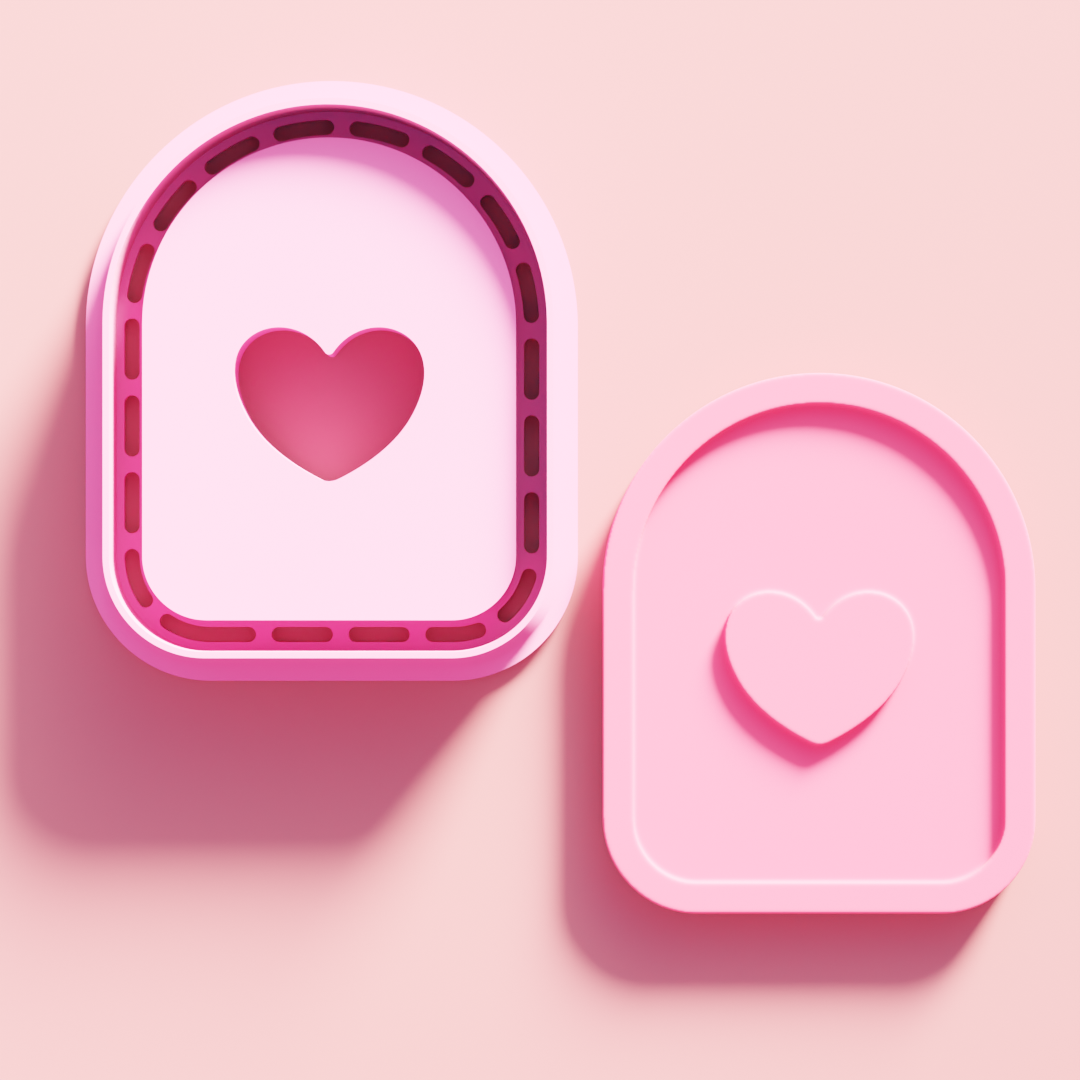 Heart Arch Negative Embossing Cutter