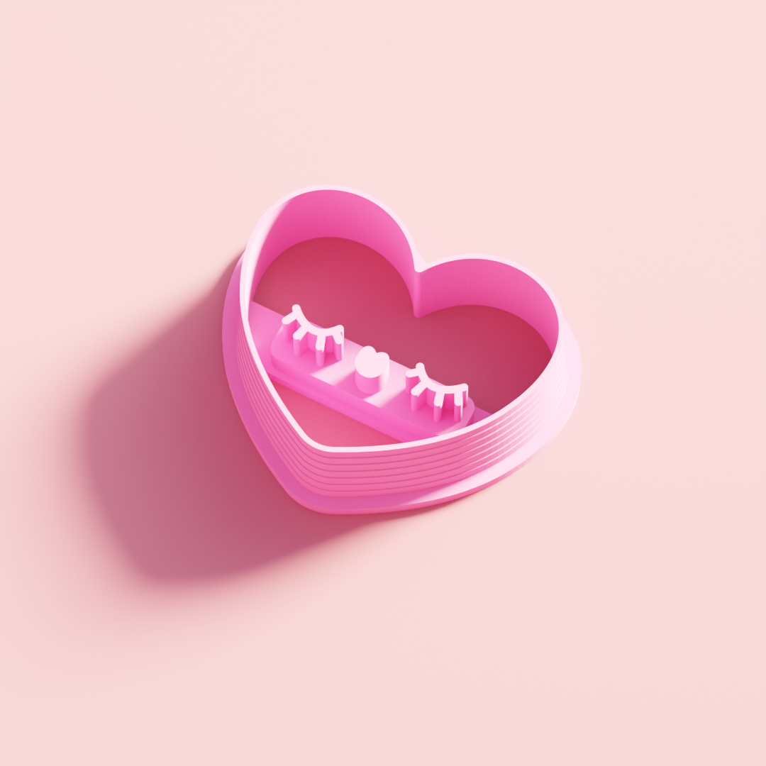 Kissy Face Heart Cutter