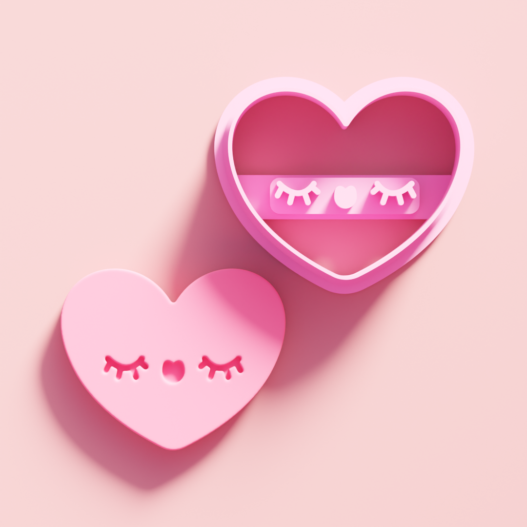 Kissy Face Heart Cutter