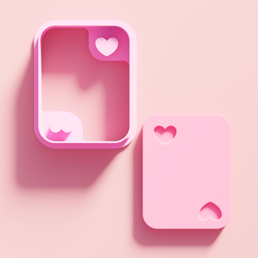 Hearts Playing Card Cutter