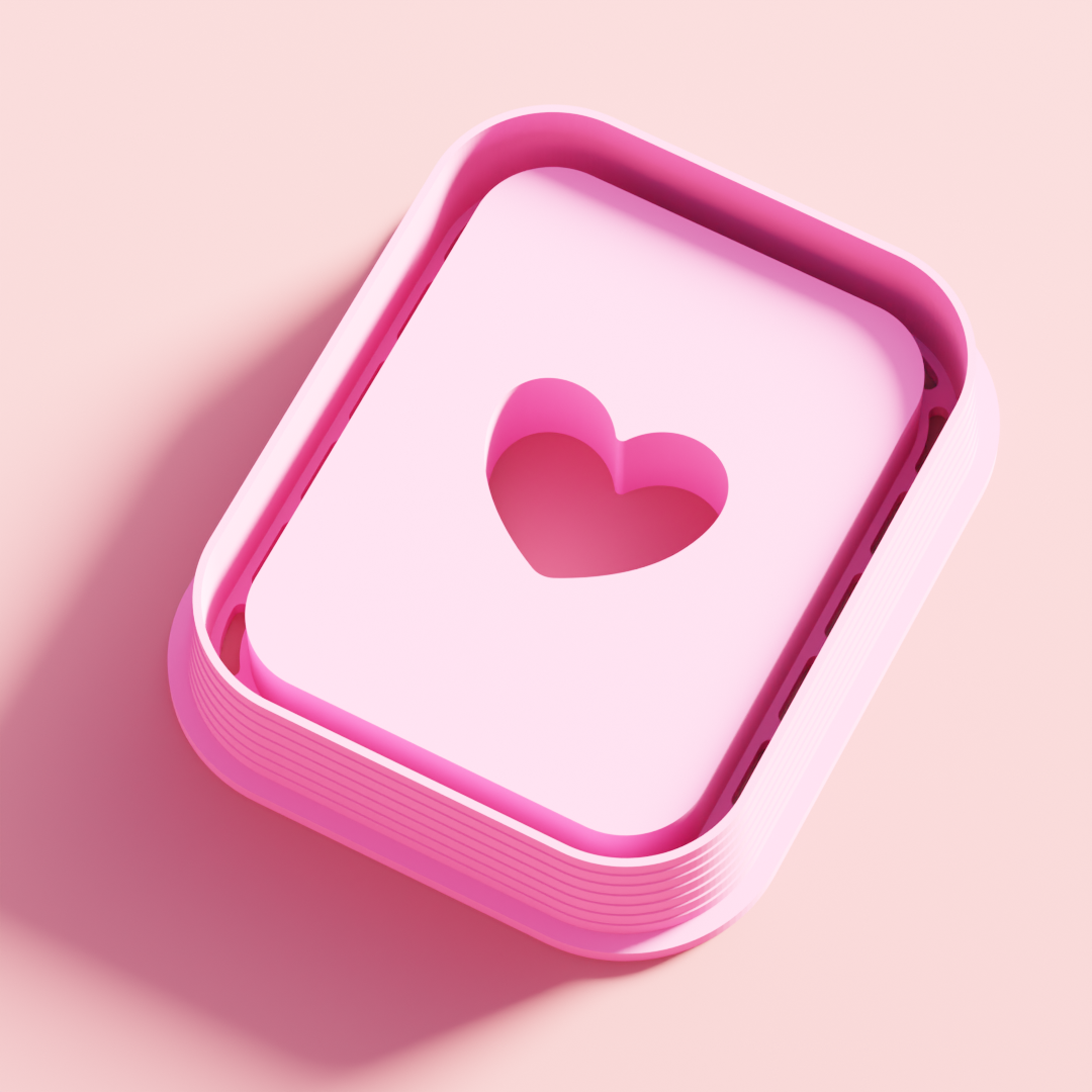 Heart Card Negative Embossing Cutter