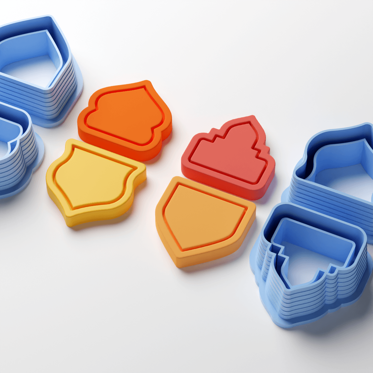Arch Borderline Stud Cutter 4 Pack - Claylab