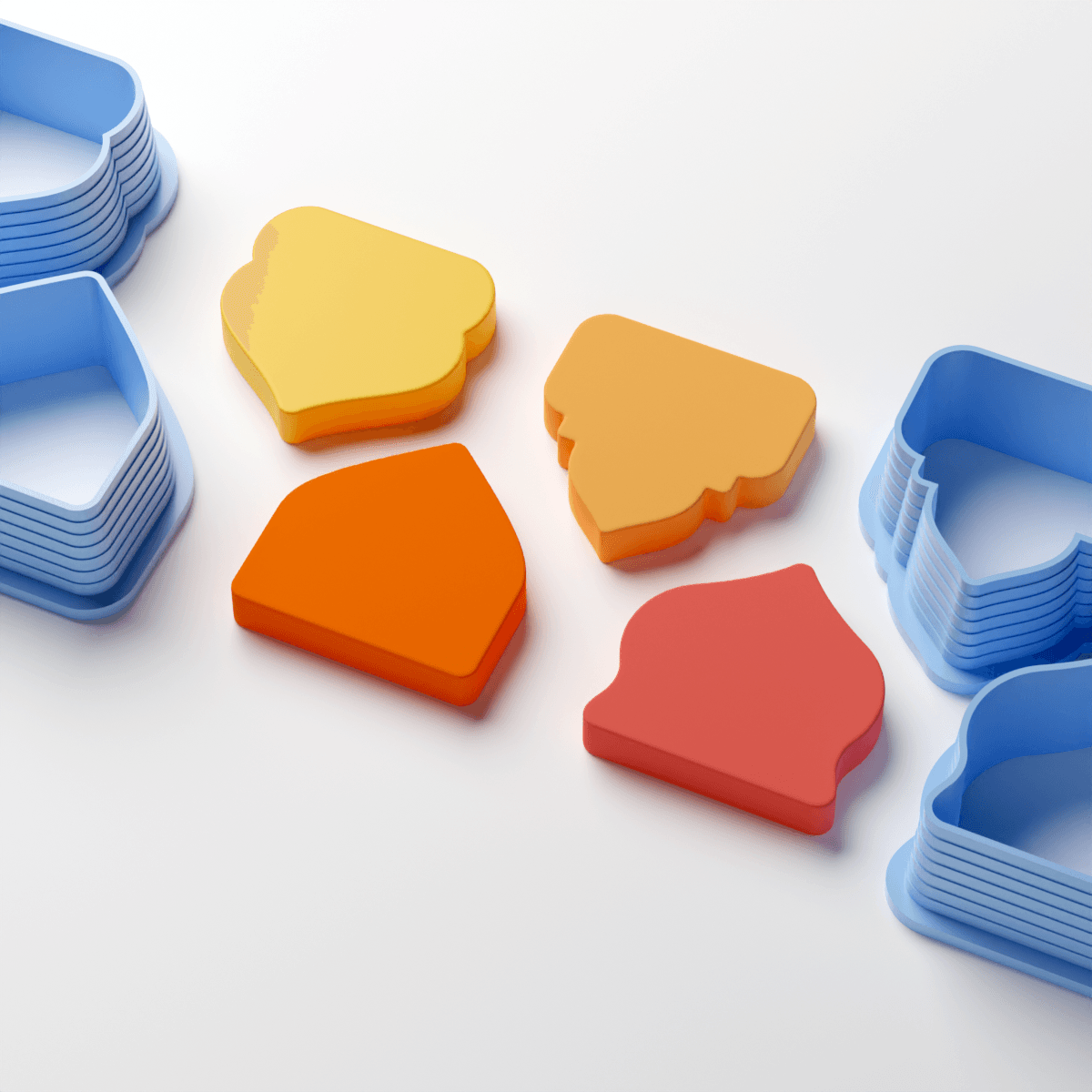 Arch Simple Stud Cutter 4 Pack - Claylab