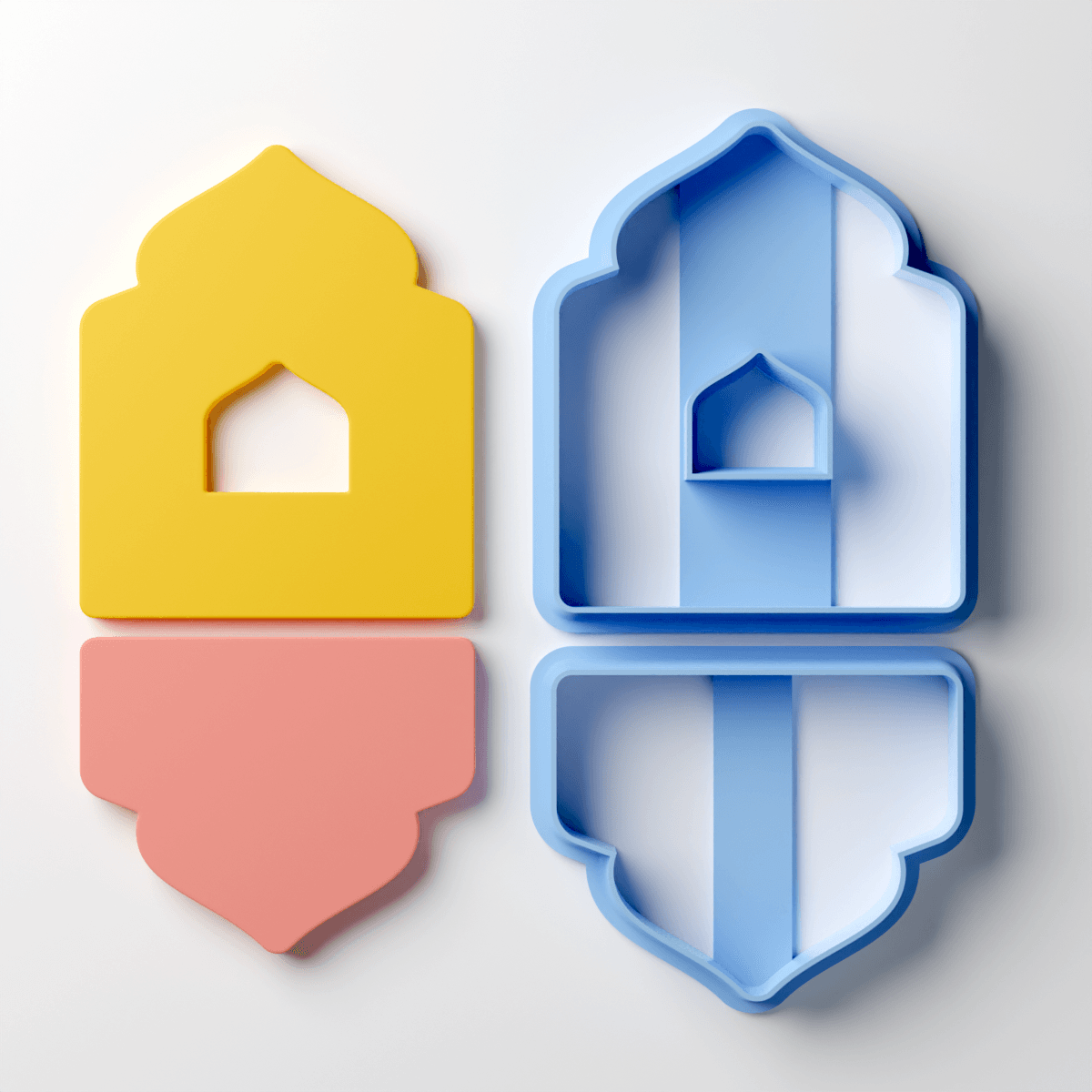 Genie Keyhole Clay Cutter Pair - Claylab