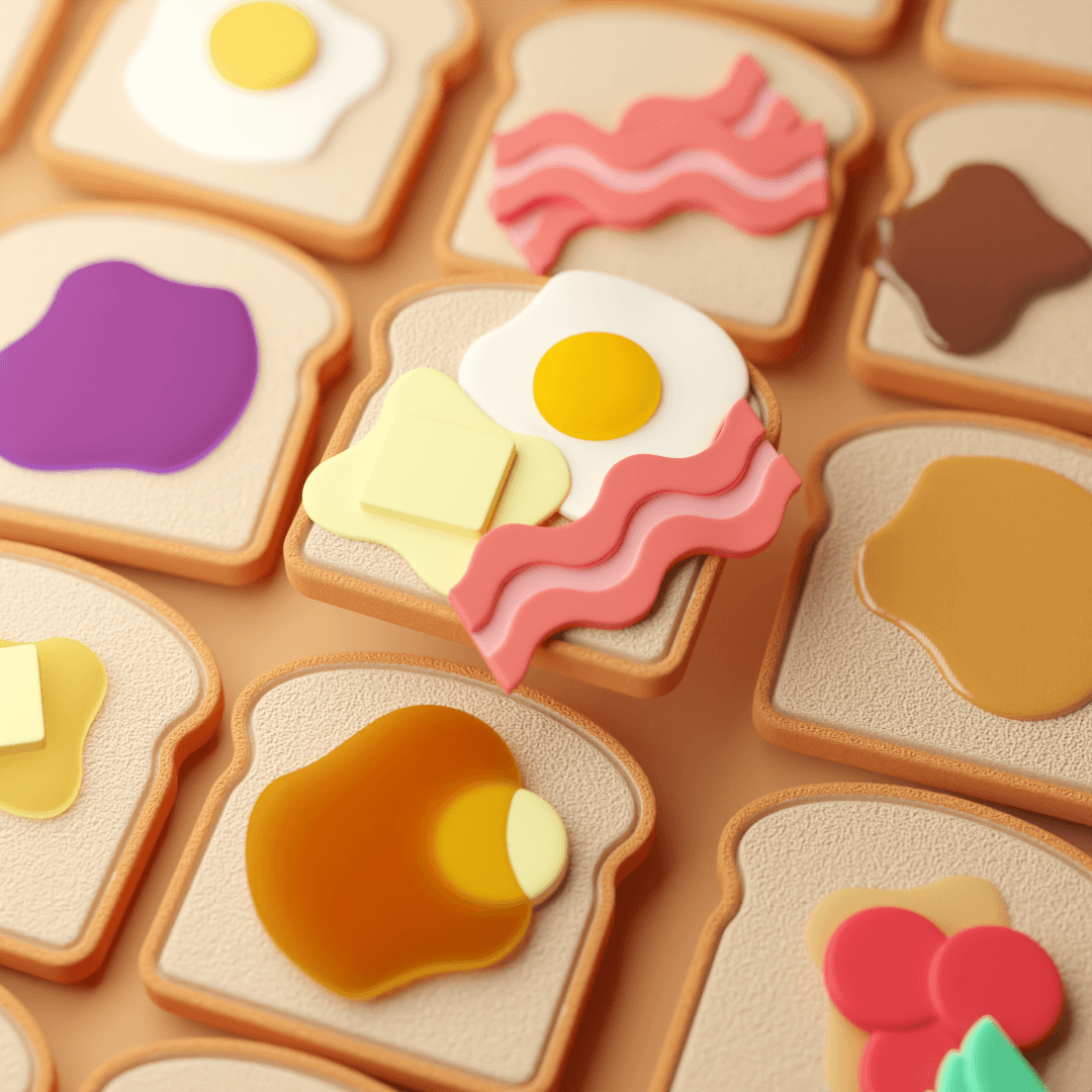 Serving Breakfast! Snap Card Kit - Claylab