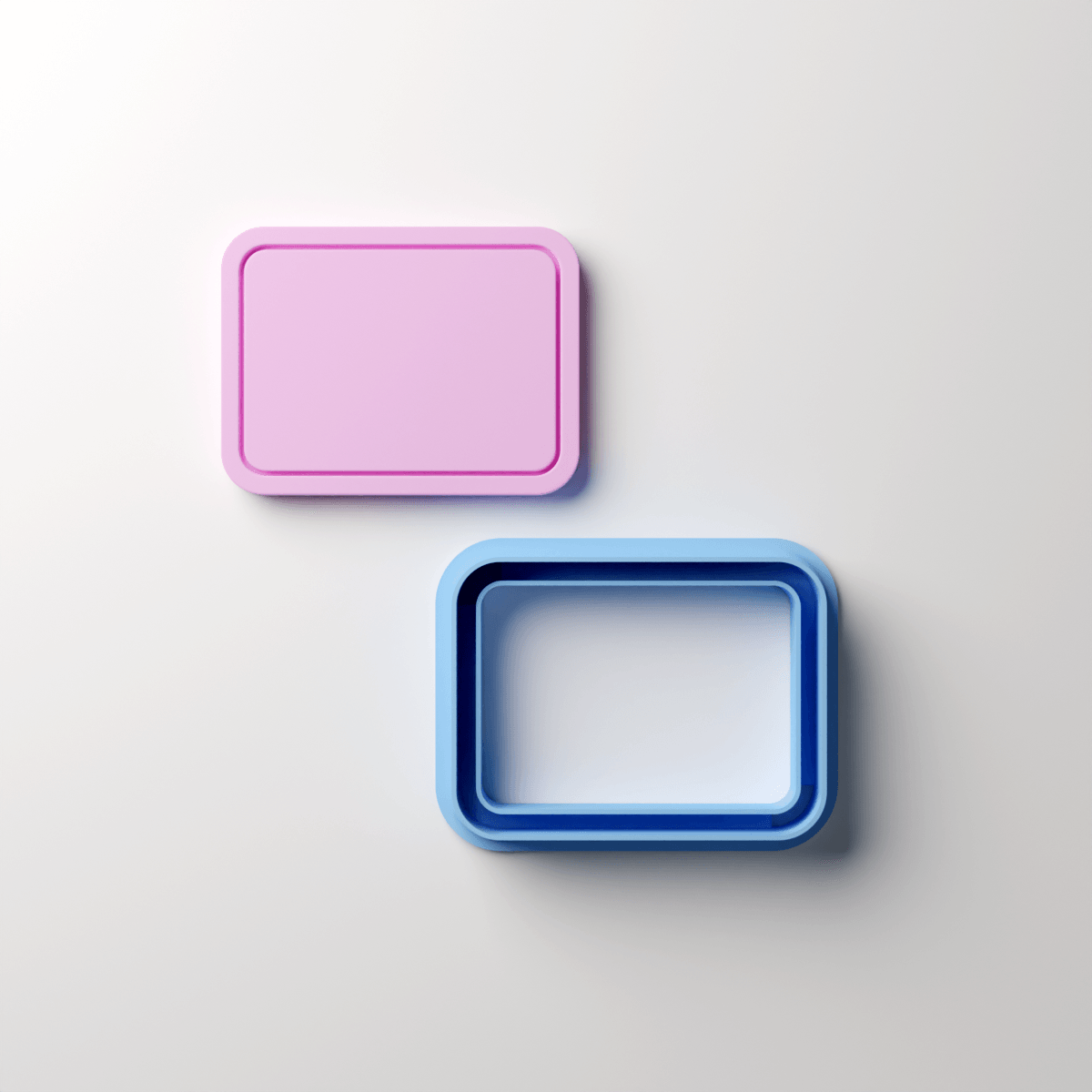 Rectangle Borderline Clay Cutter - Claylab