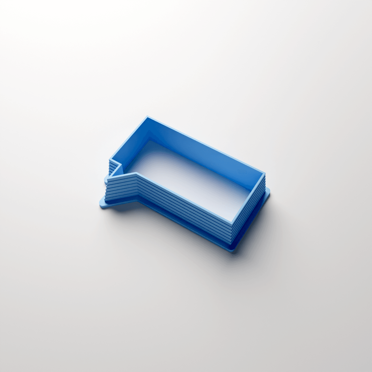 Speech Bubble Rectangle Clay Cutter - Claylab