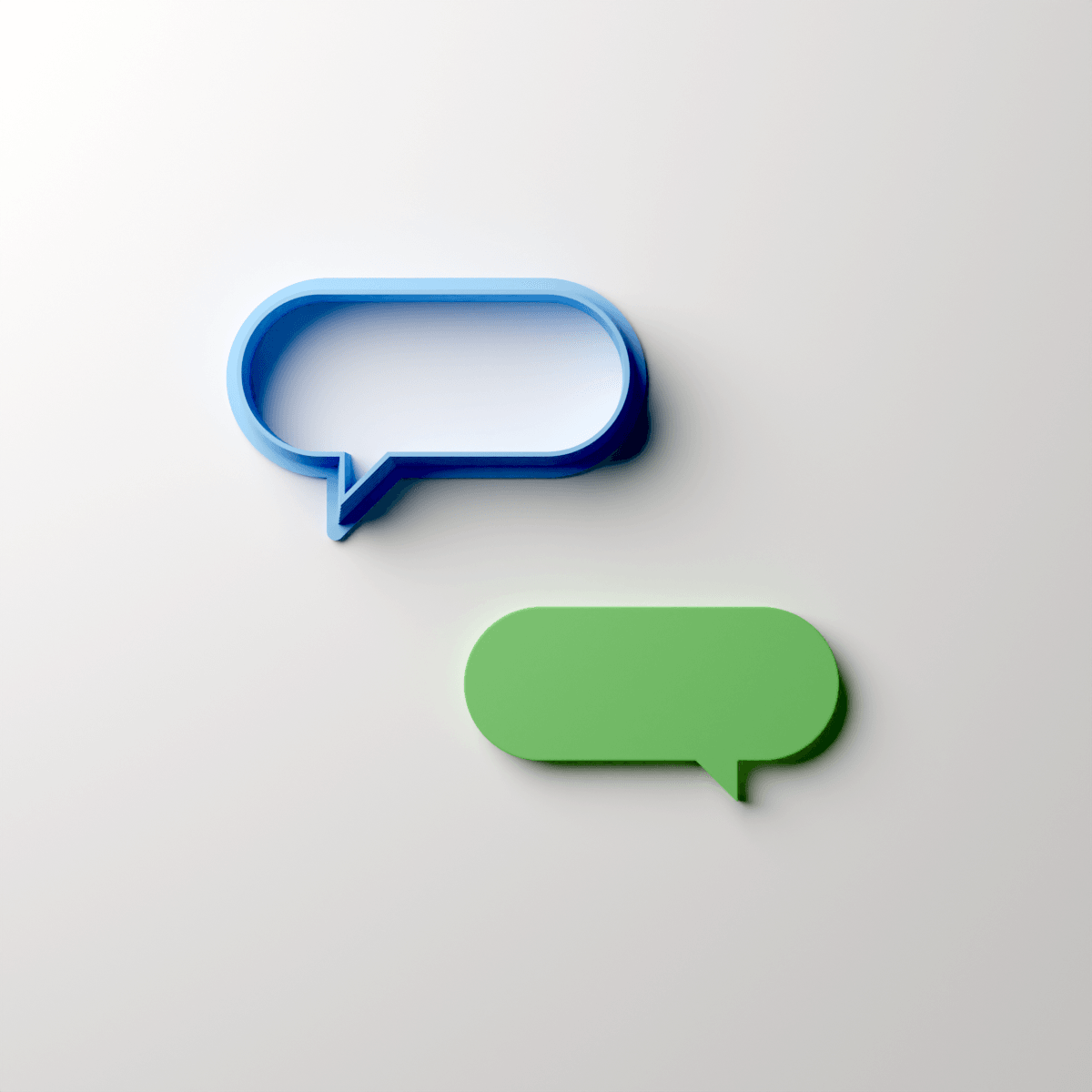 Speech Bubble Oval Clay Cutter - Claylab