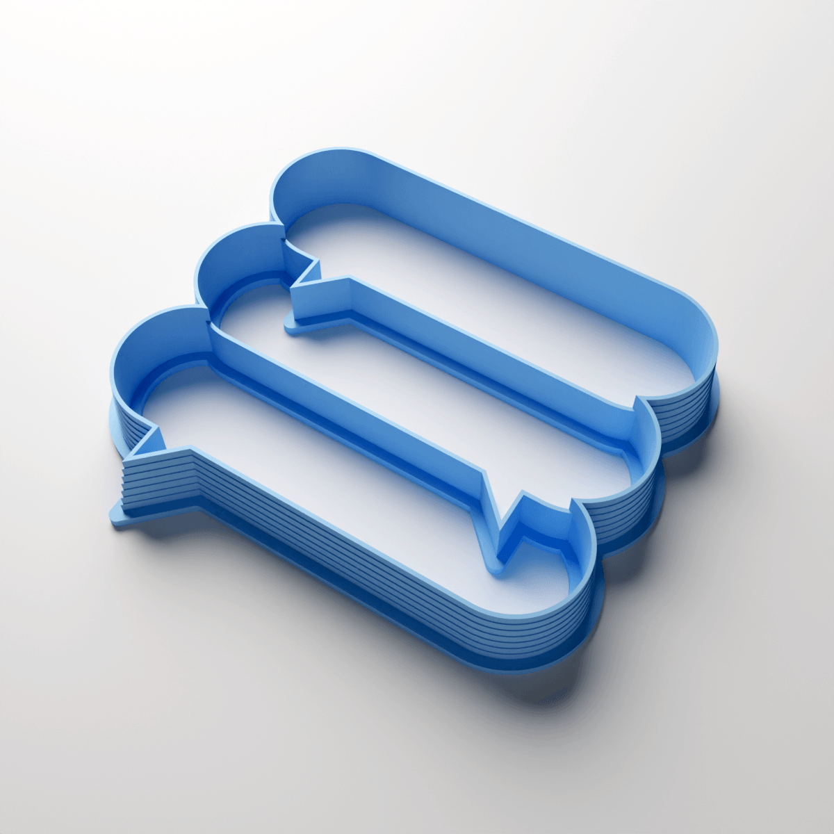 Convo Speech Bubbles Clay Cutter - Claylab