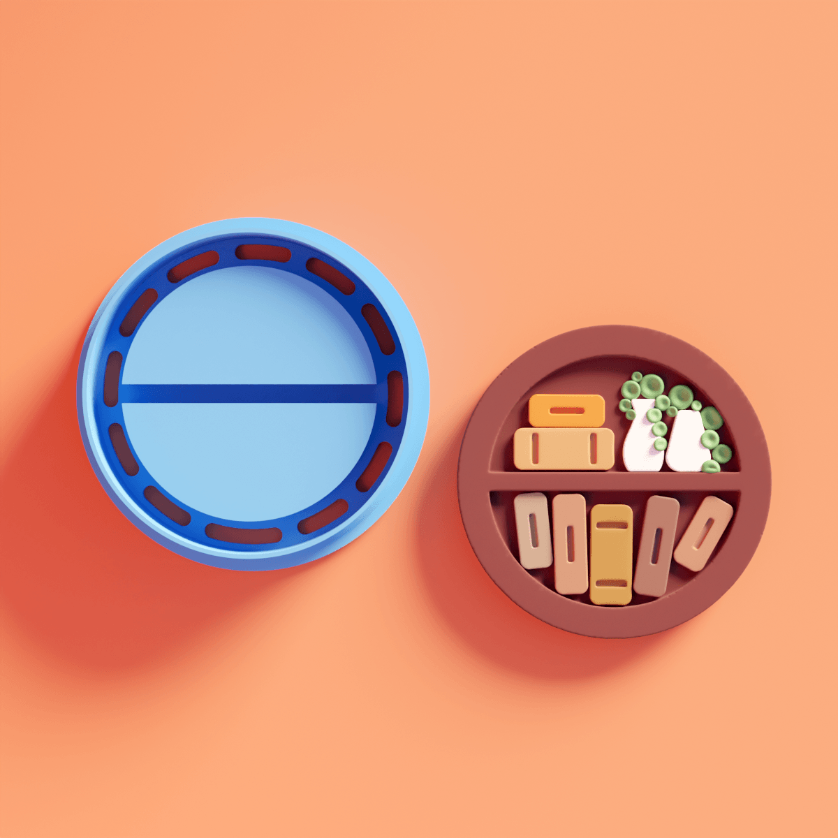 Circle Bookshelf Clay Cutter - Claylab