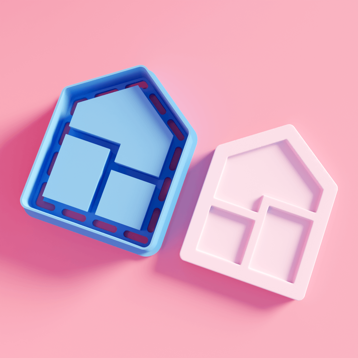 House Bookshelf Clay Cutter - Claylab