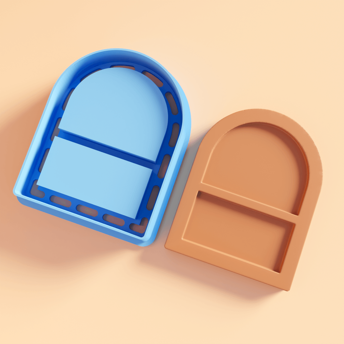 Short Arch Bookshelf Clay Cutter - Claylab