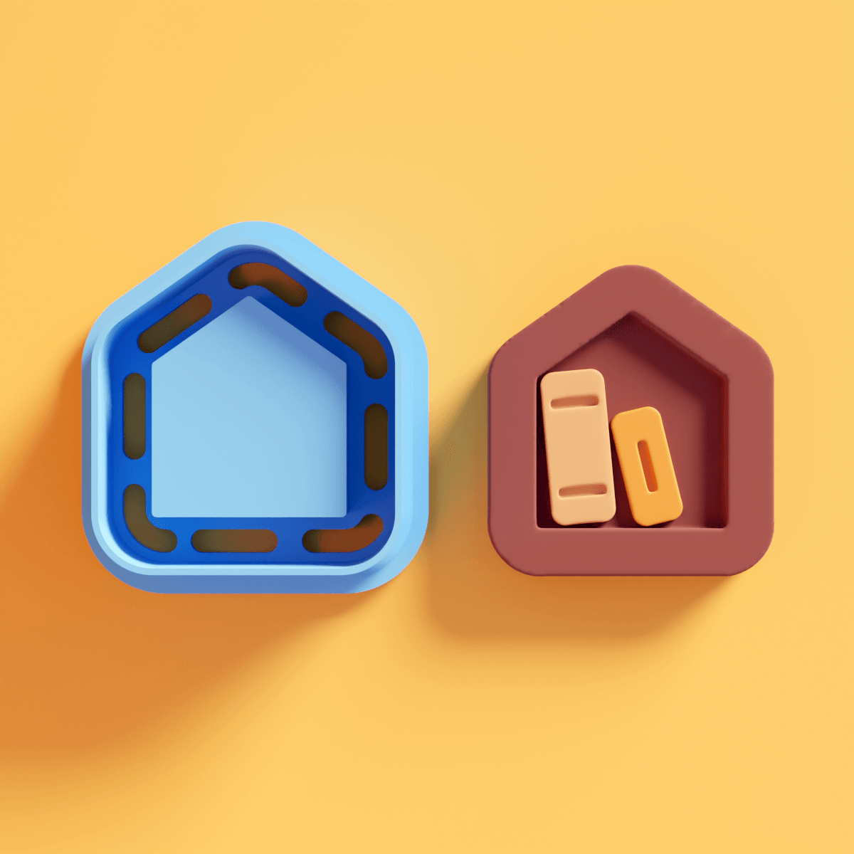 Bookshelf Stud Clay Cutters - Claylab