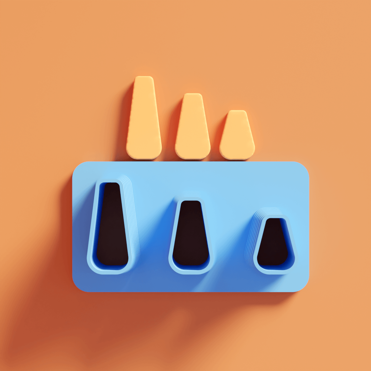 Bookshelf Pot Decor Cutters - Claylab