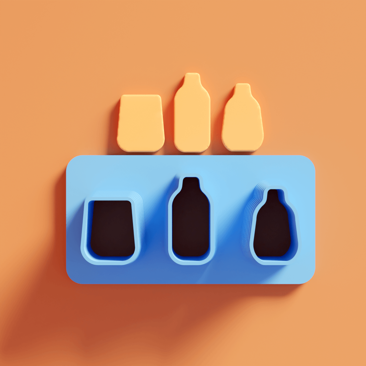 Bookshelf Pot Decor Cutters - Claylab