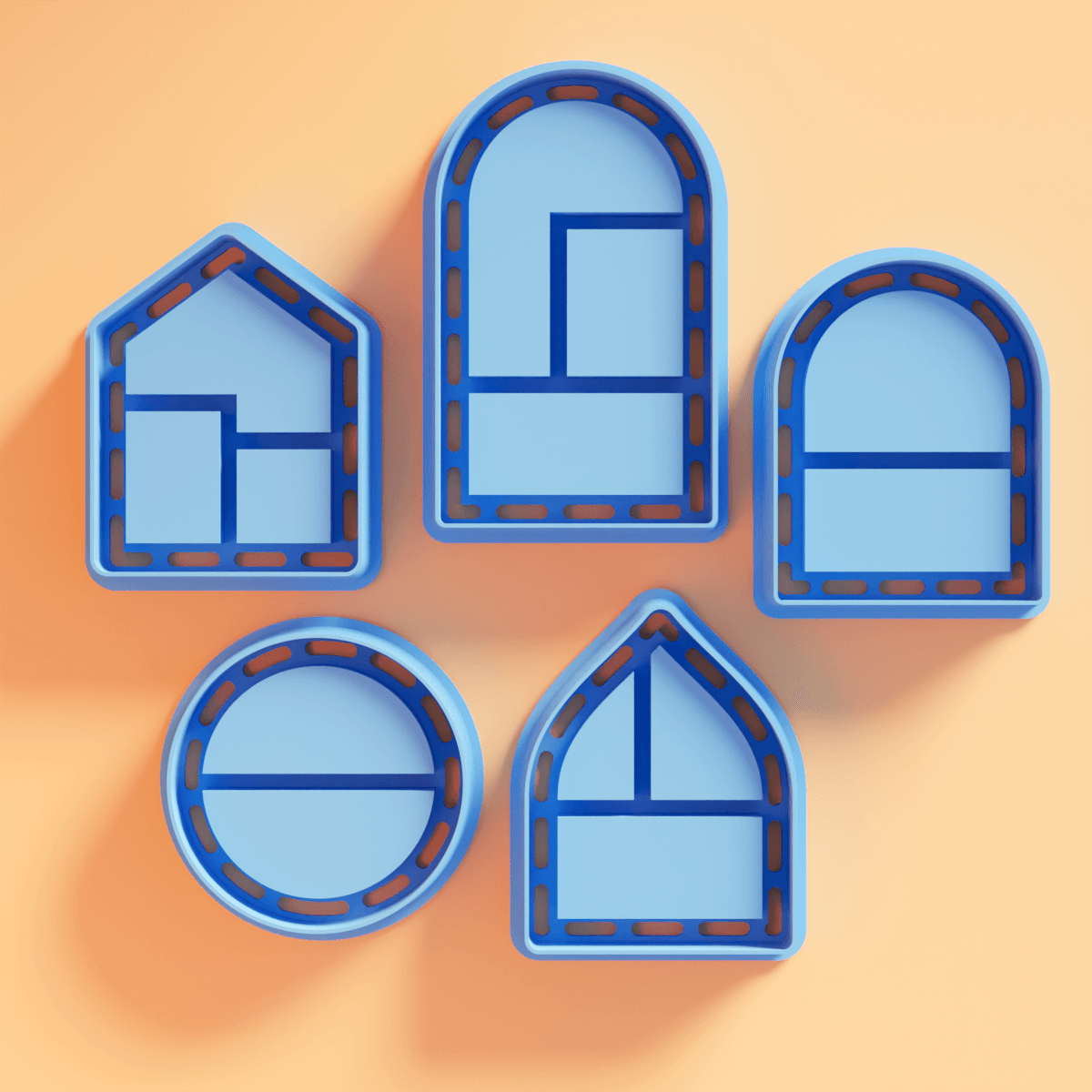 Bookshelf Bundle Clay Cutter Set - Claylab