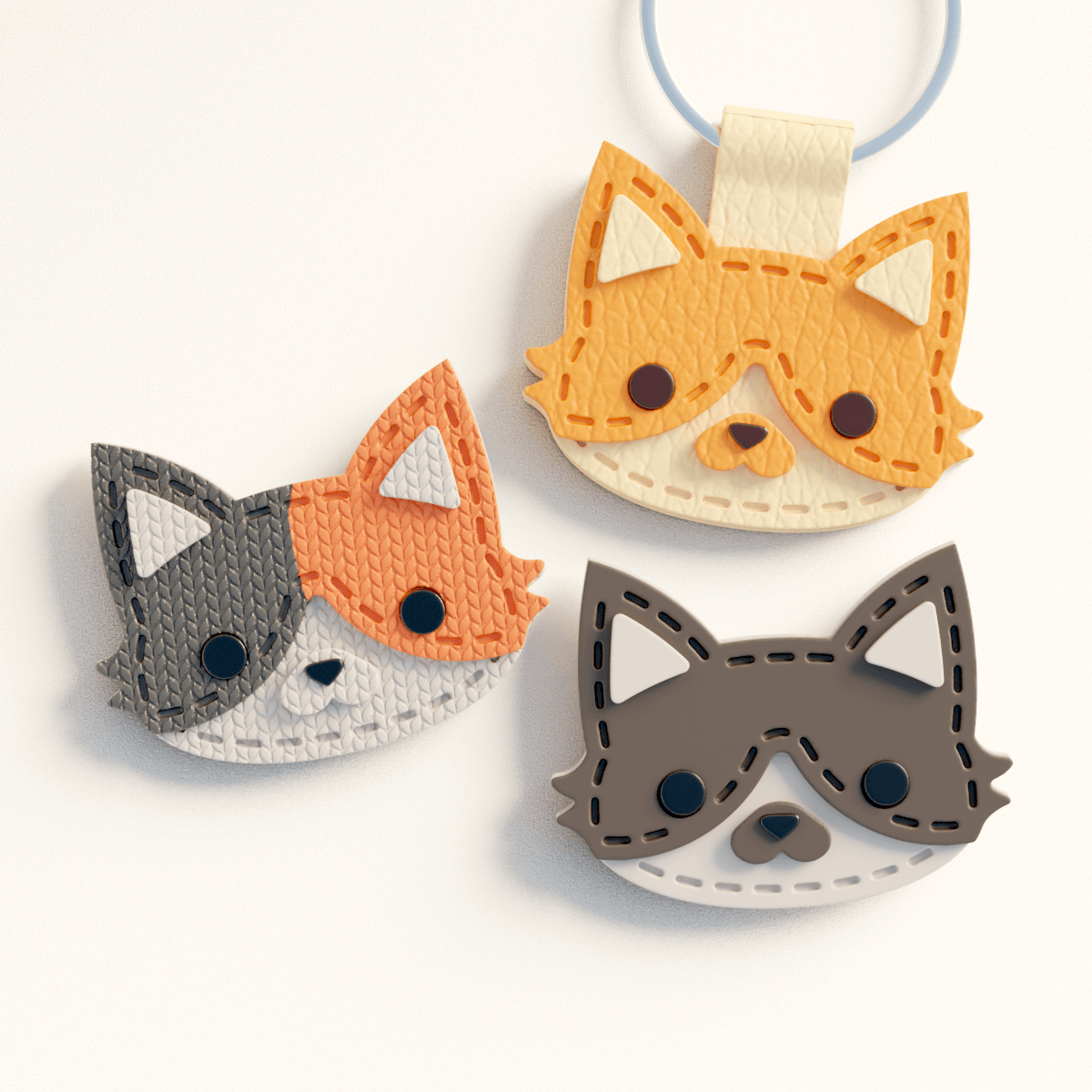 Stitch Cat Snap Card - Claylab