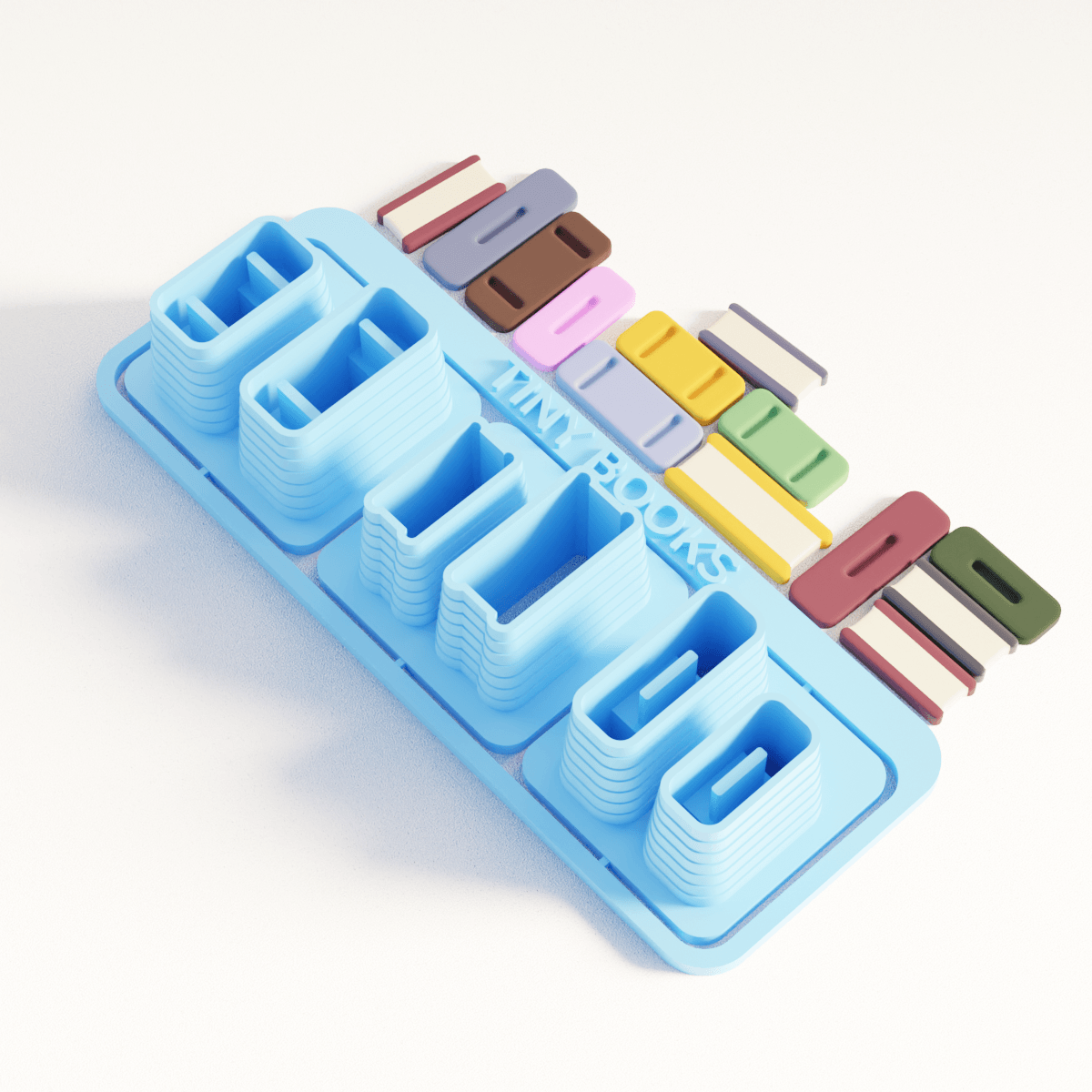 Tiny Books - Bookshelf Decor Cutters - Claylab