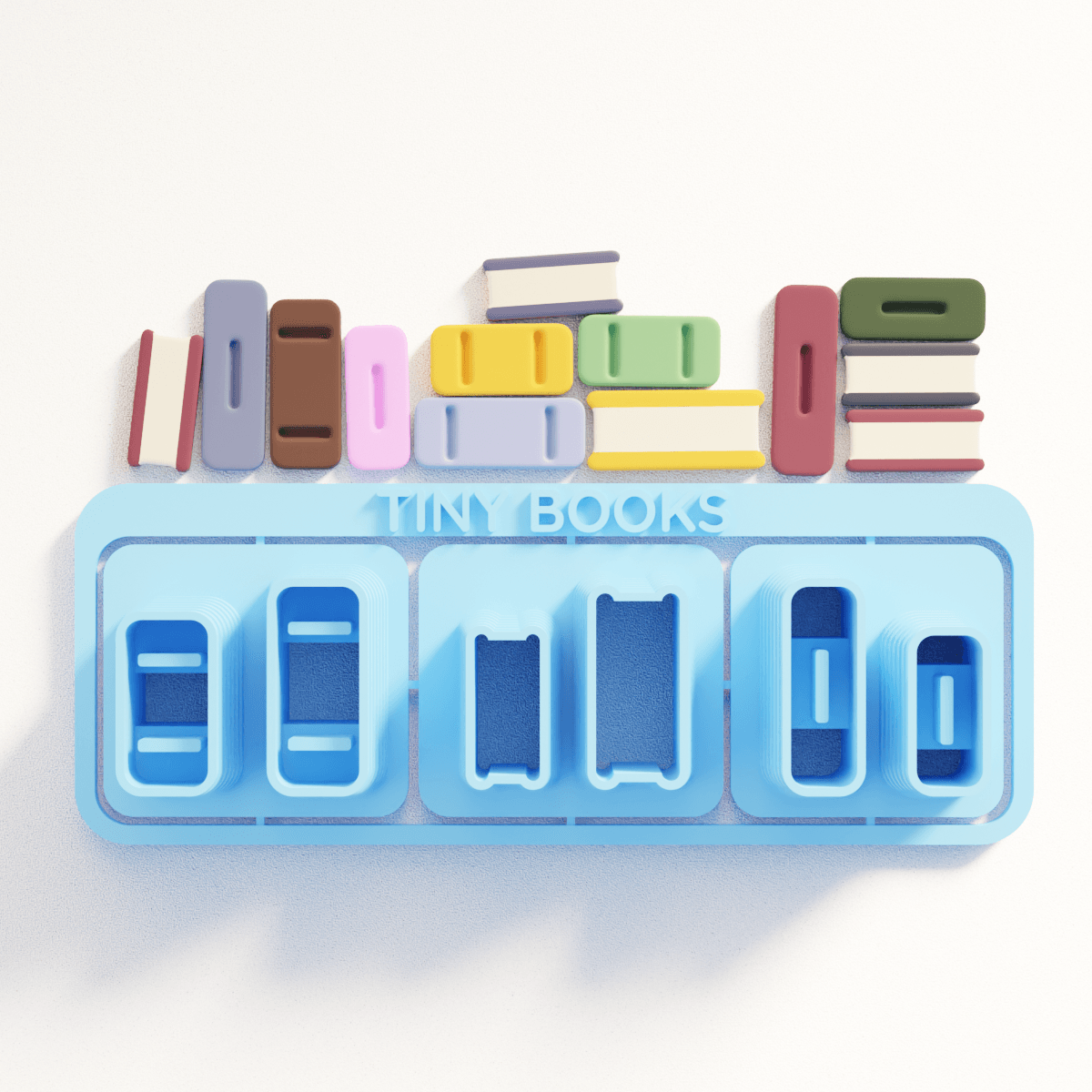 Tiny Books - Bookshelf Decor Cutters - Claylab