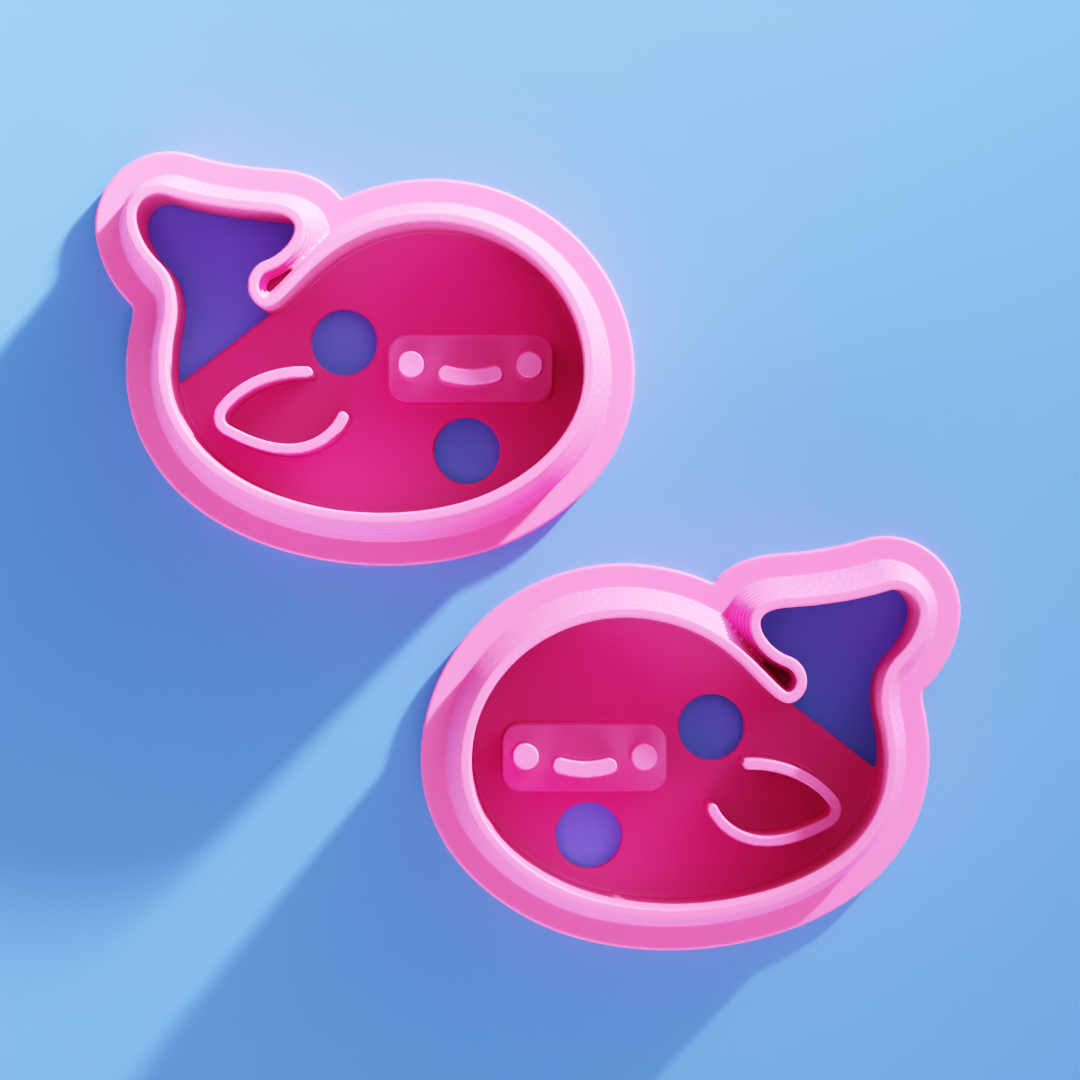 Chubby Whale Stud Cutter