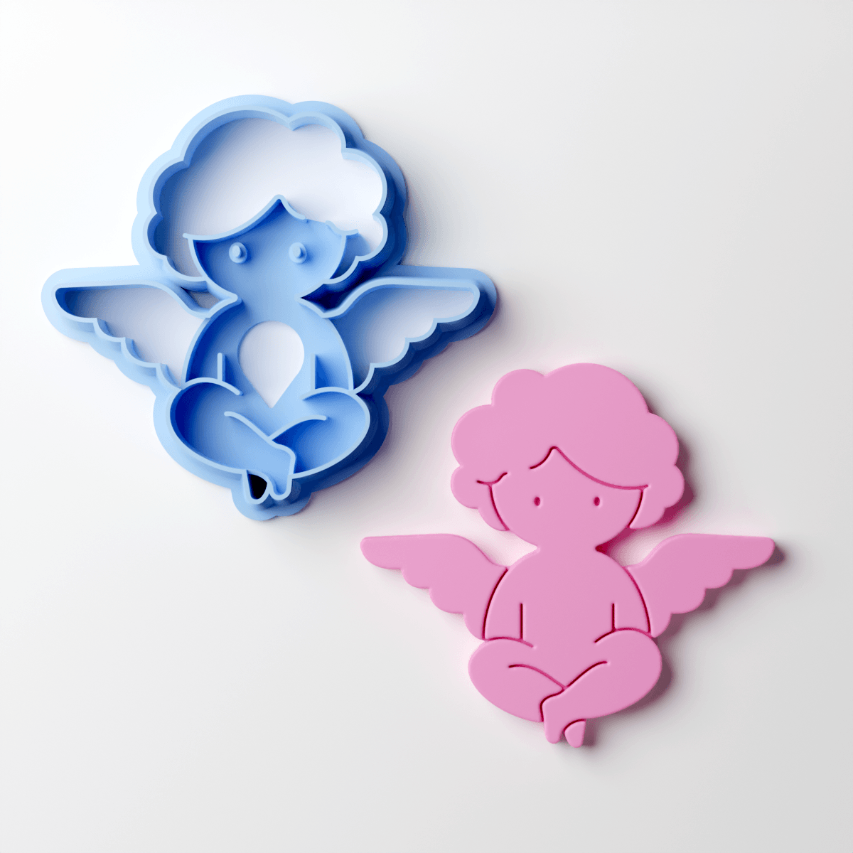 Sitting Cupid Clay Cutter - Claylab