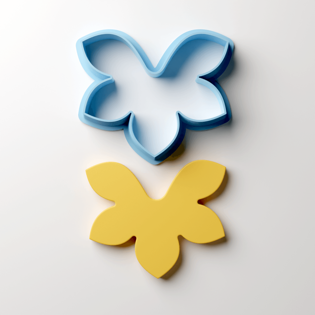 Open Leaf Drop Clay Cutter - Claylab