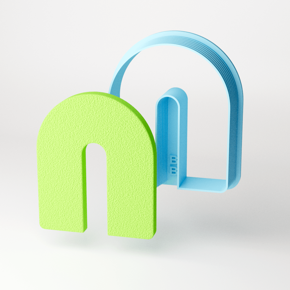 Oval Long Half Flip Clay Cutter - Claylab
