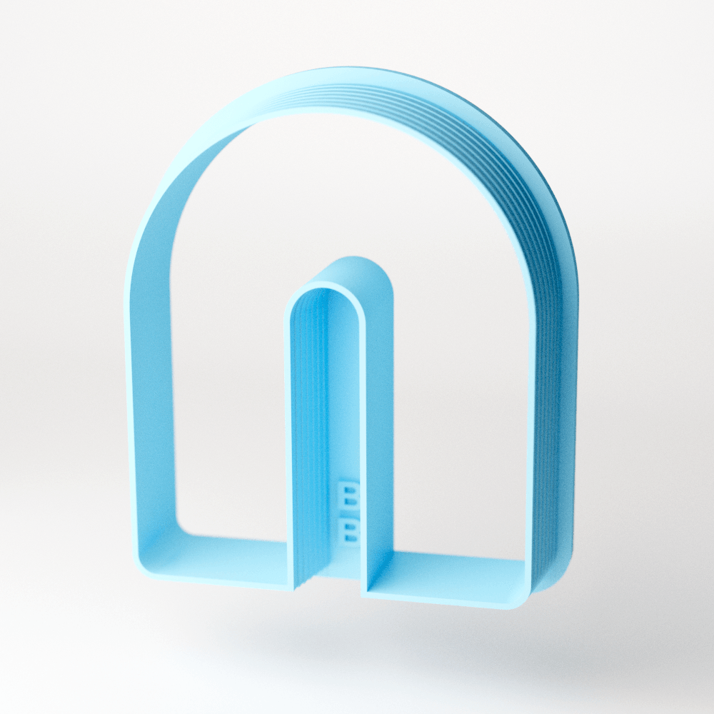 Oval Long Half Flip Clay Cutter - Claylab