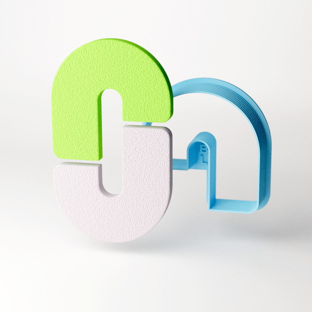 Oval Offset Half Flip Clay Cutter - Claylab