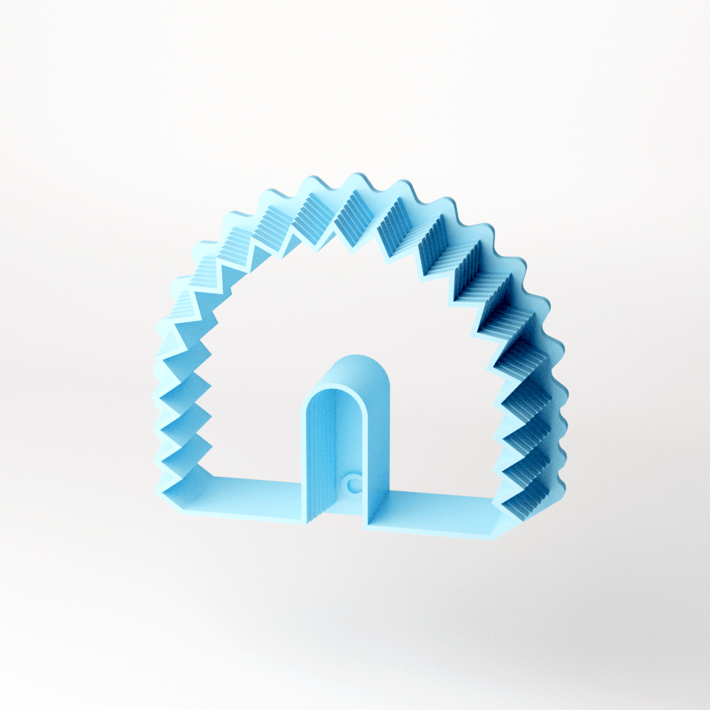 Spiked Half Flip Clay Cutter - Claylab