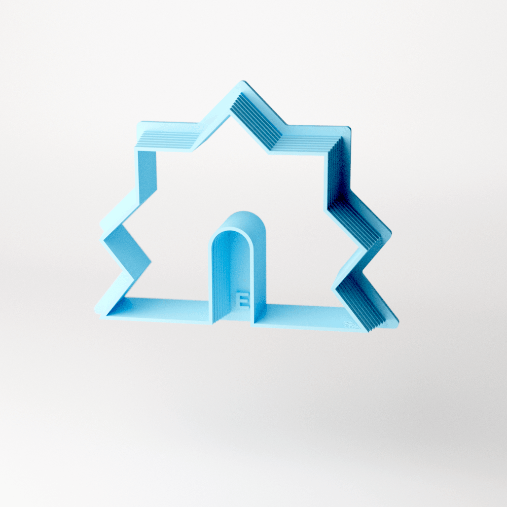 Jagged Half Flip Clay Cutter - Claylab