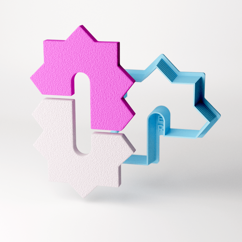 Jagged Offset Half Flip Clay Cutter - Claylab