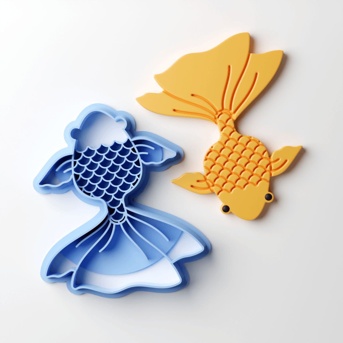 Fan Tail Gold Fish Clay Cutter - Claylab