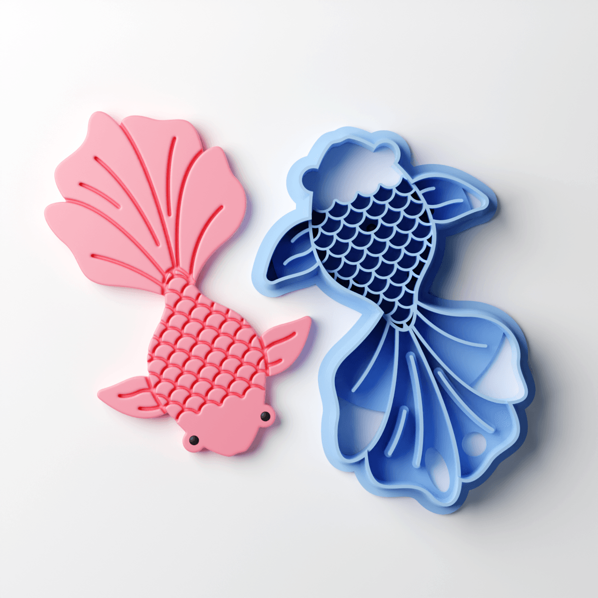Fancy Tail Gold Fish Clay Cutter - Claylab
