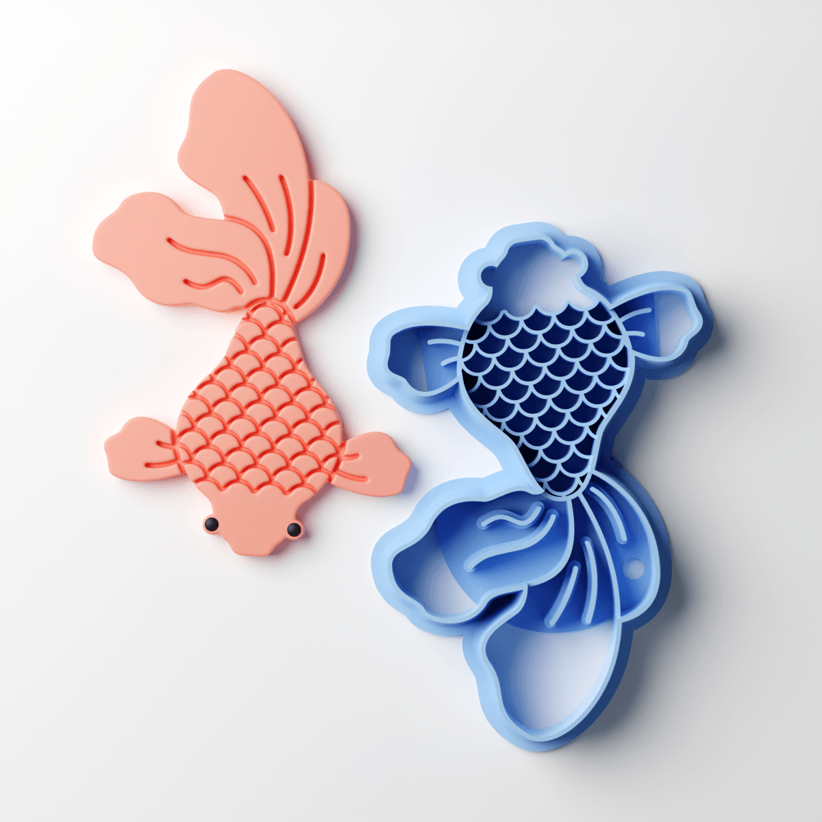 Flow Tail Gold Fish Clay Cutter - Claylab