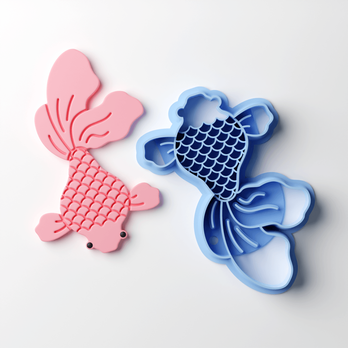 Flow Tail Gold Fish Clay Cutter - Claylab