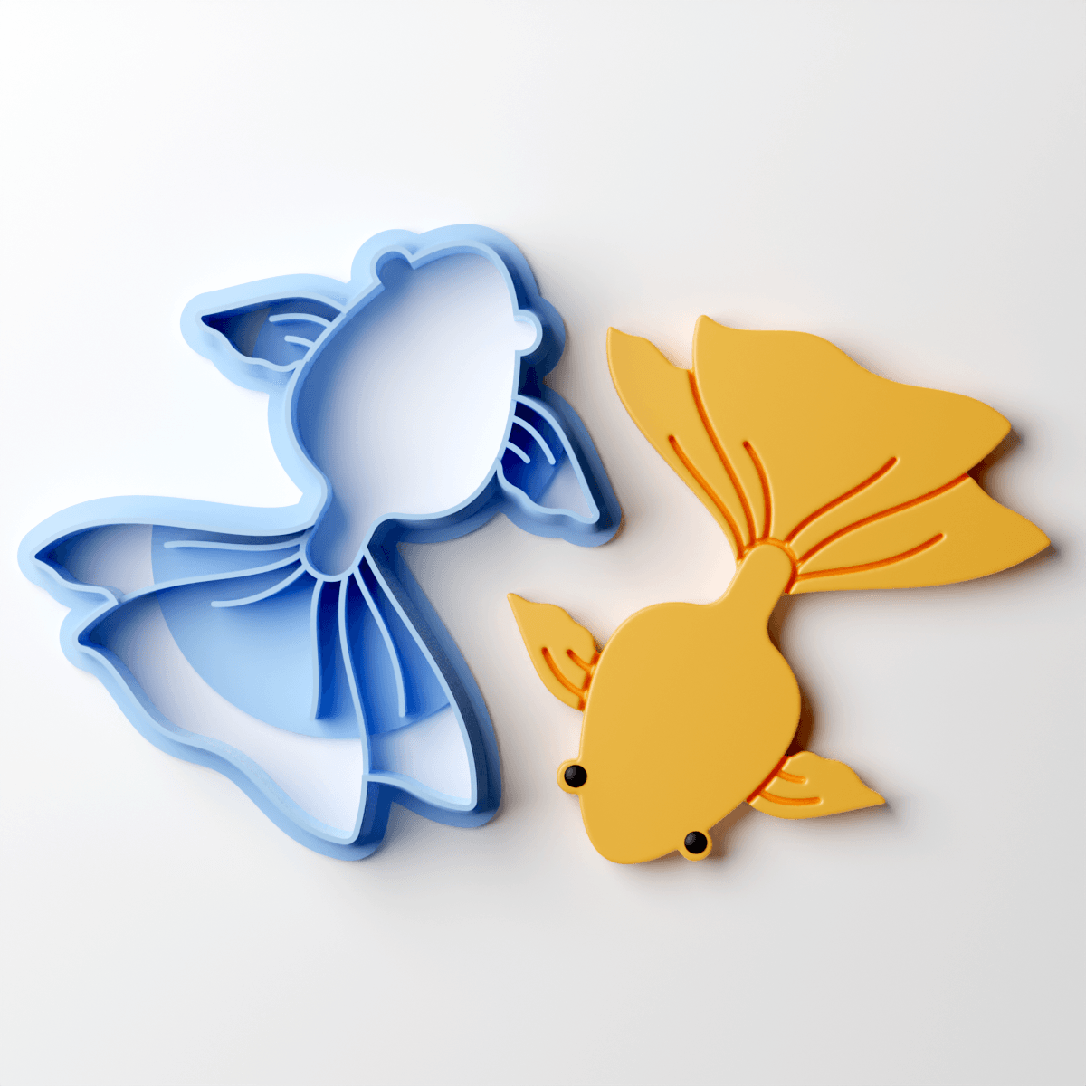 Fan Tail Gold Fish Clay Cutter - Claylab