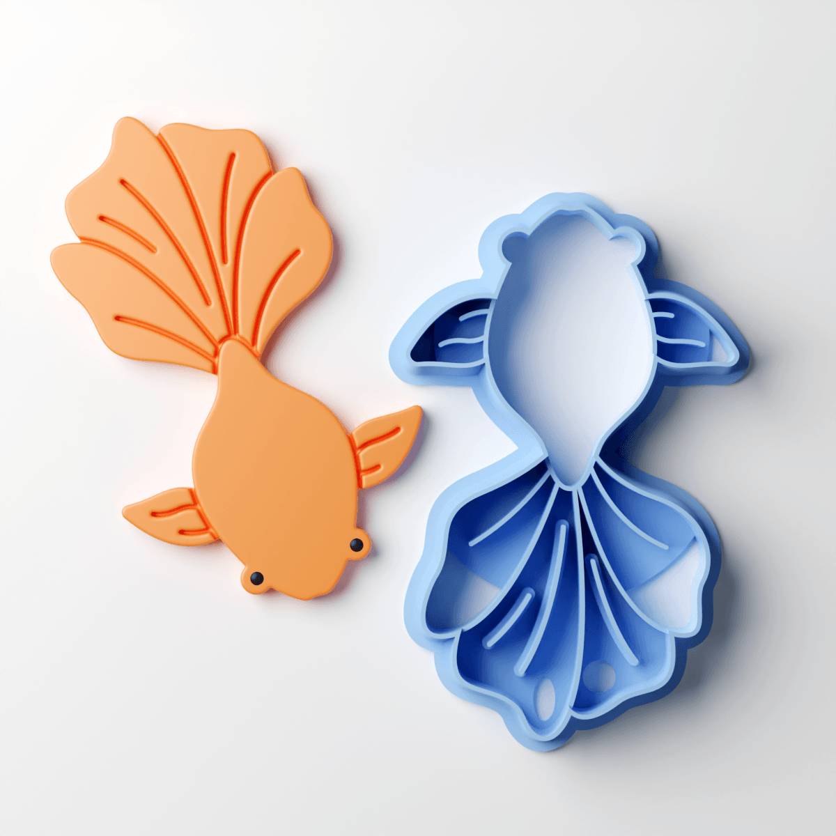 Fancy Tail Gold Fish Clay Cutter - Claylab