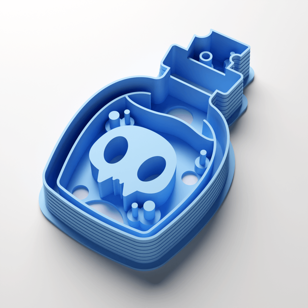 Skull Potion Clay Cutter - Claylab