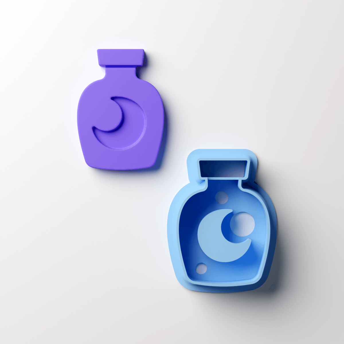 Moon Potion Stud Clay Cutter - Claylab