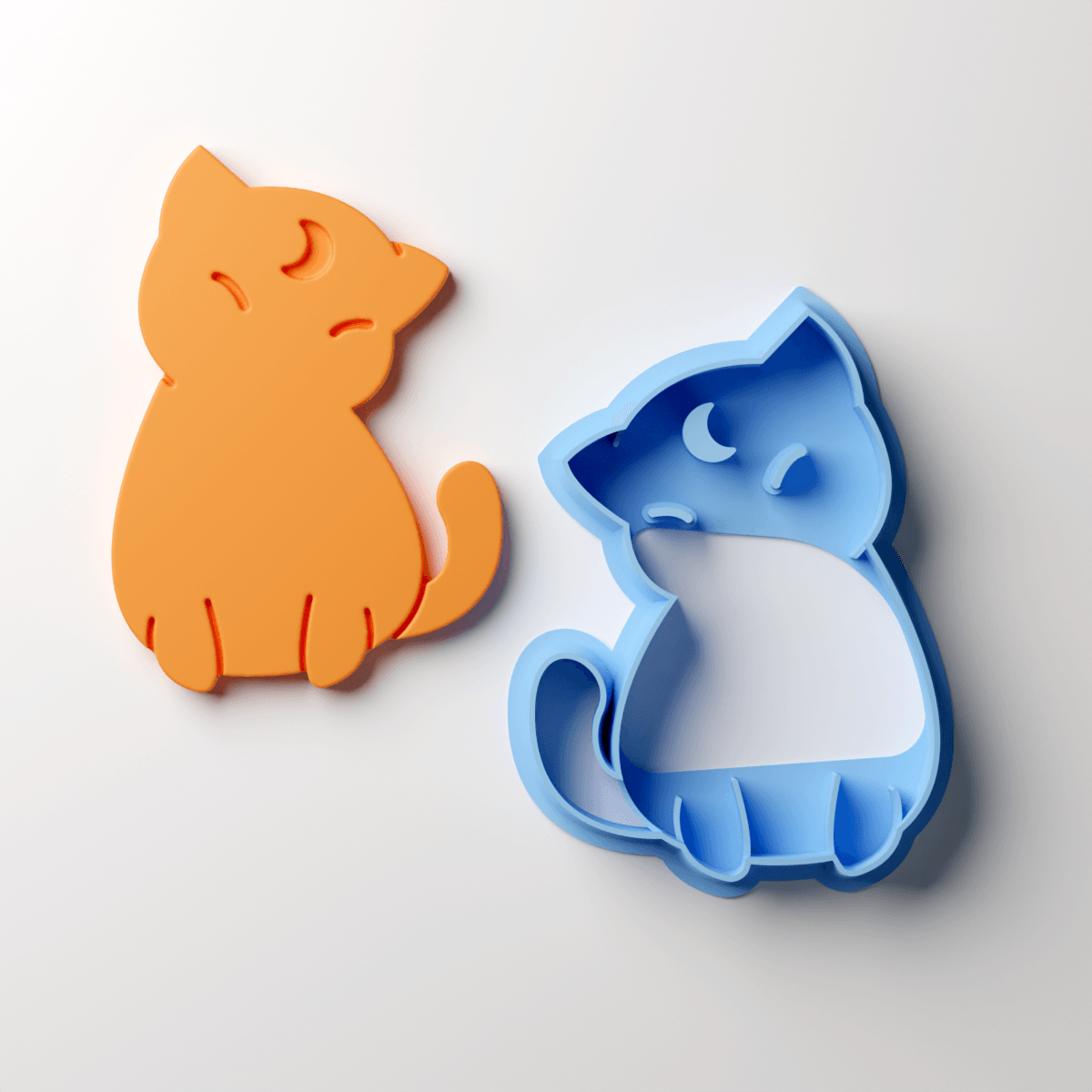 Chubby Moon Kitty Clay Cutter - Claylab