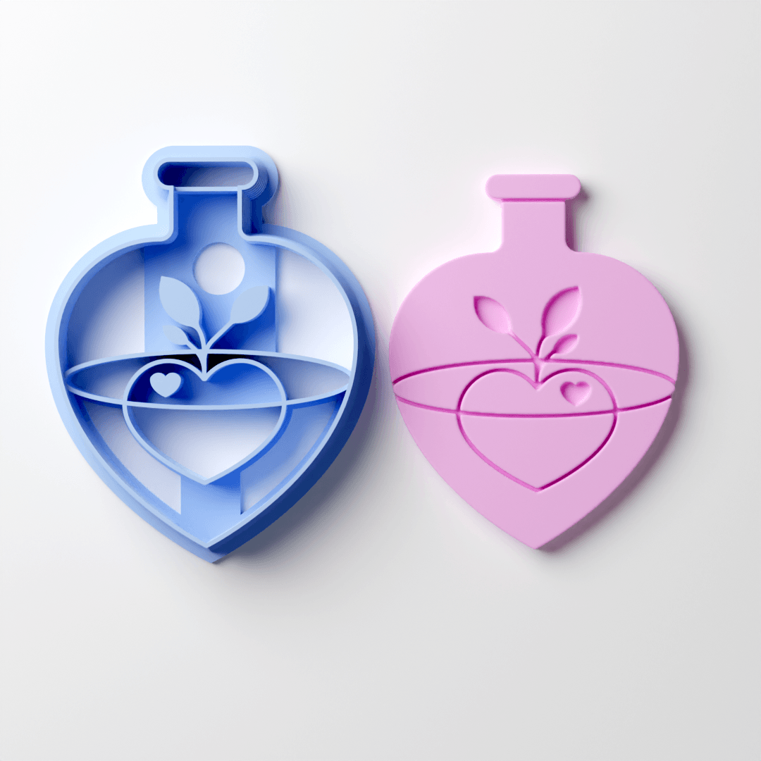Love Sprout Potion Clay Cutter - Claylab