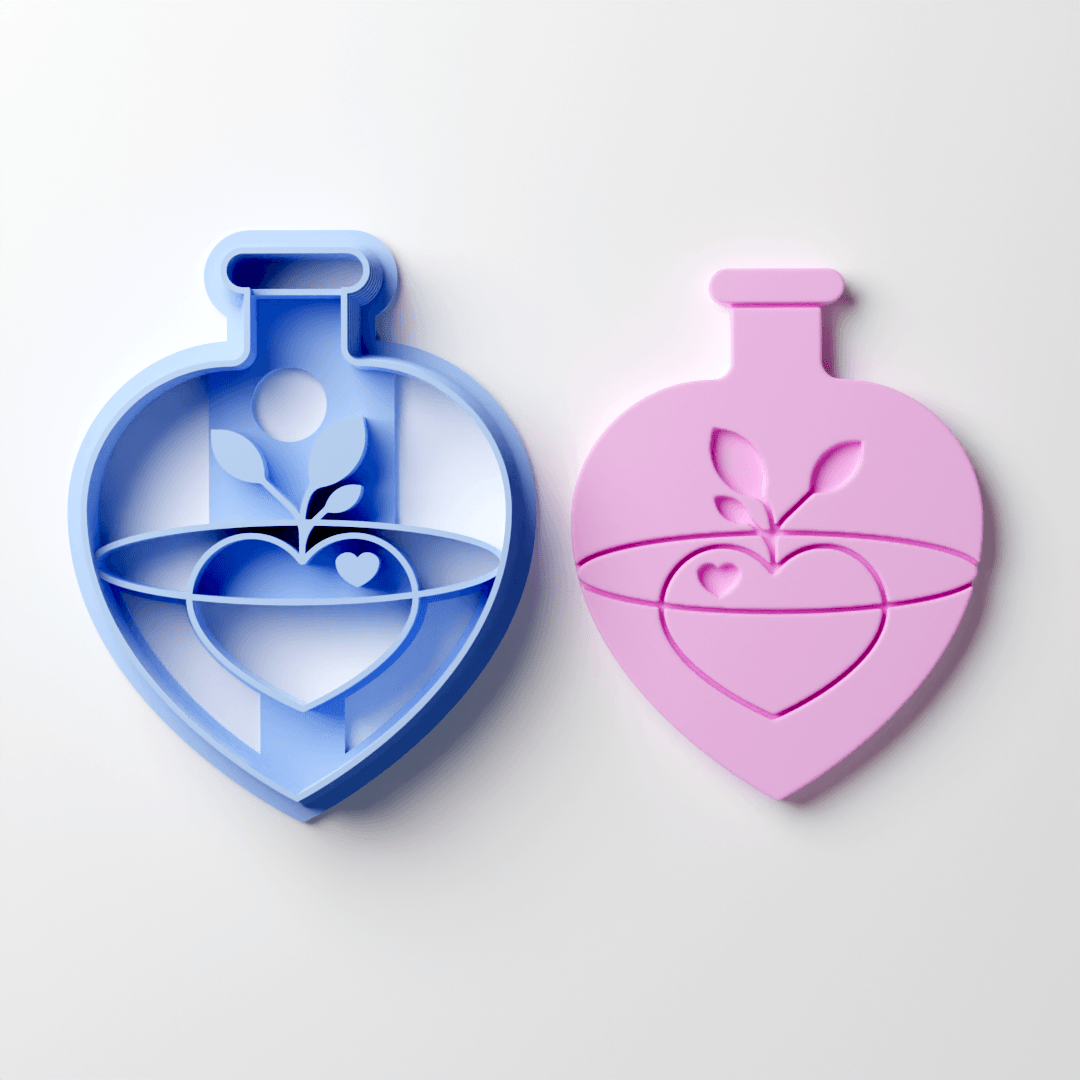 Love Sprout Potion Clay Cutter - Claylab