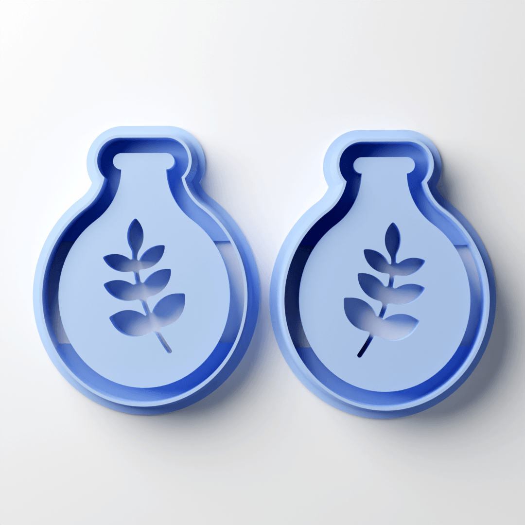 Sprig Potion Negative Clay Cutter - Claylab