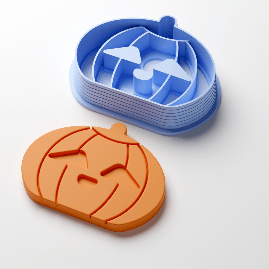 Cheery Pumpkin Clay Cutter - Claylab