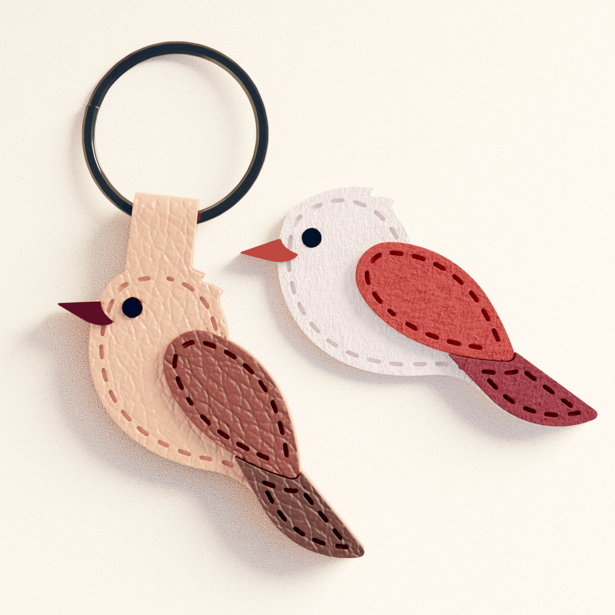 Stitch Kookaburra Bird Snap Card - Claylab