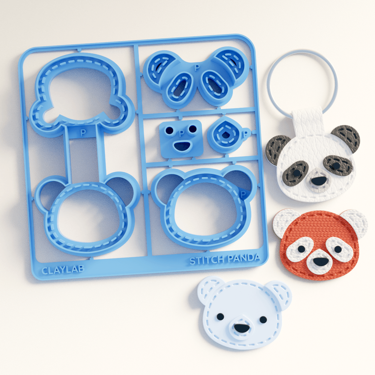 Stitch Panda Snap Card - Claylab
