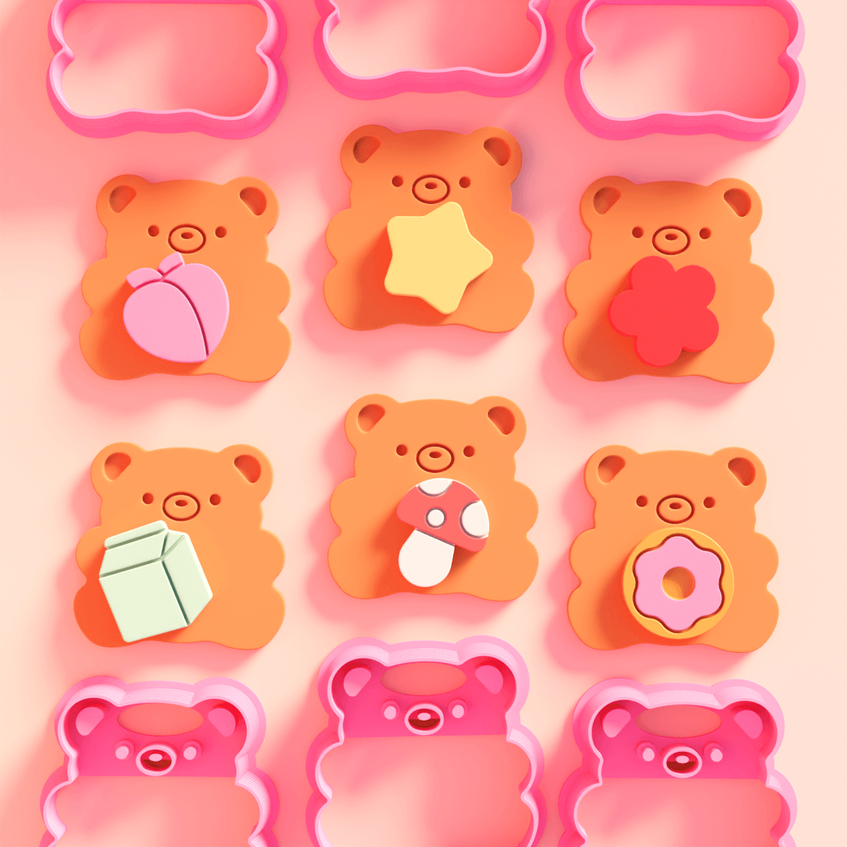 Chubby Bear Freebie Clay Cutter (1 Per Order) - Claylab